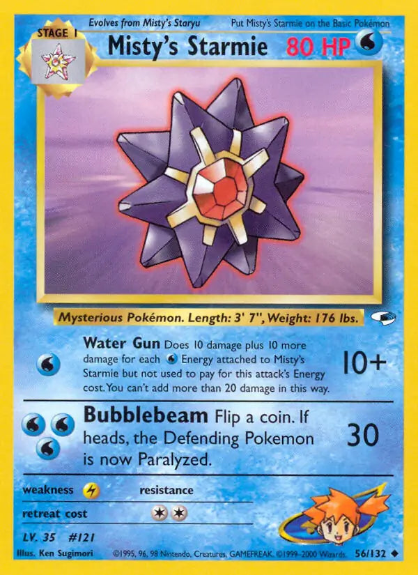Misty's Starmie (056/132) (G1)