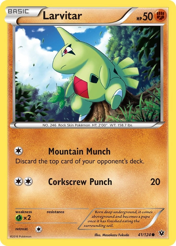 Larvitar (41) (41/124) (FCO)