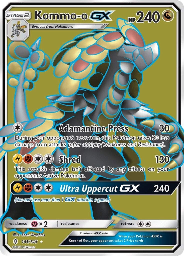 Kommo-o GX (Full Art) (141/145) (SM02)