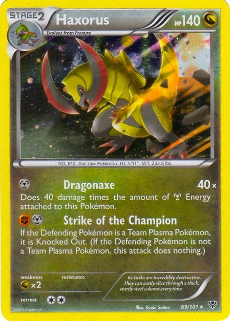 Haxorus - 69/101 (Cosmos Holo) (069/101) (BLE)