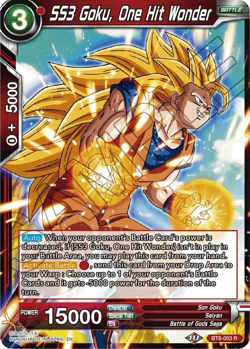 SS3 Goku, One Hit Wonder (BT8-003) (DBS-B08)