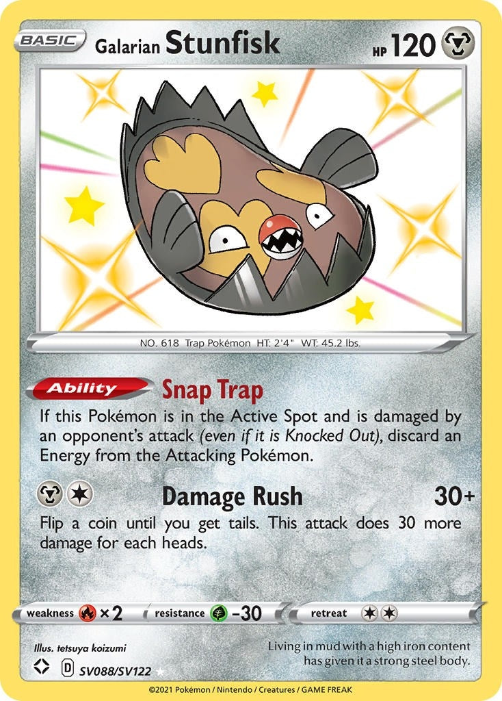 Galarian Stunfisk (SV088/SV122) (SHFSV)