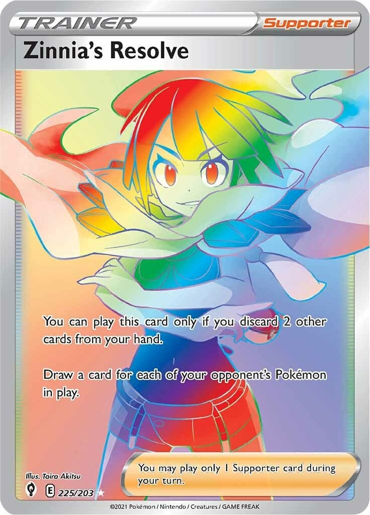 Zinnia's Resolve (Secret) (225/203) (SWSH07)