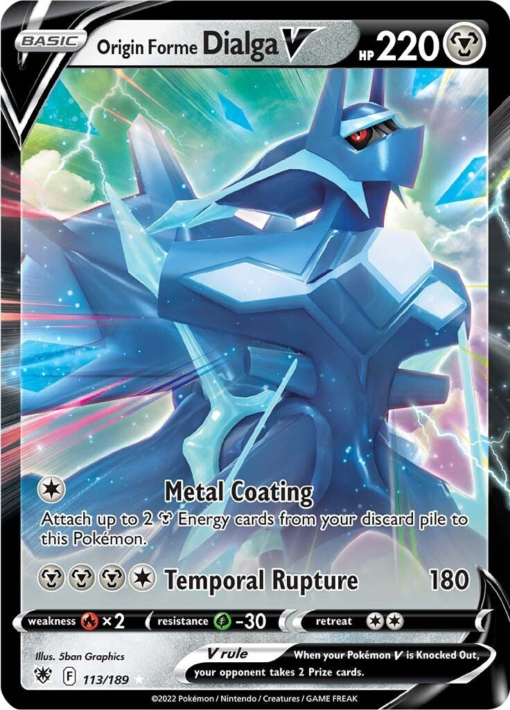 Origin Forme Dialga V (113/189) (SWSH10)