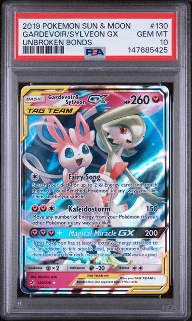 Gardevoir & Sylveon GX PSA 10