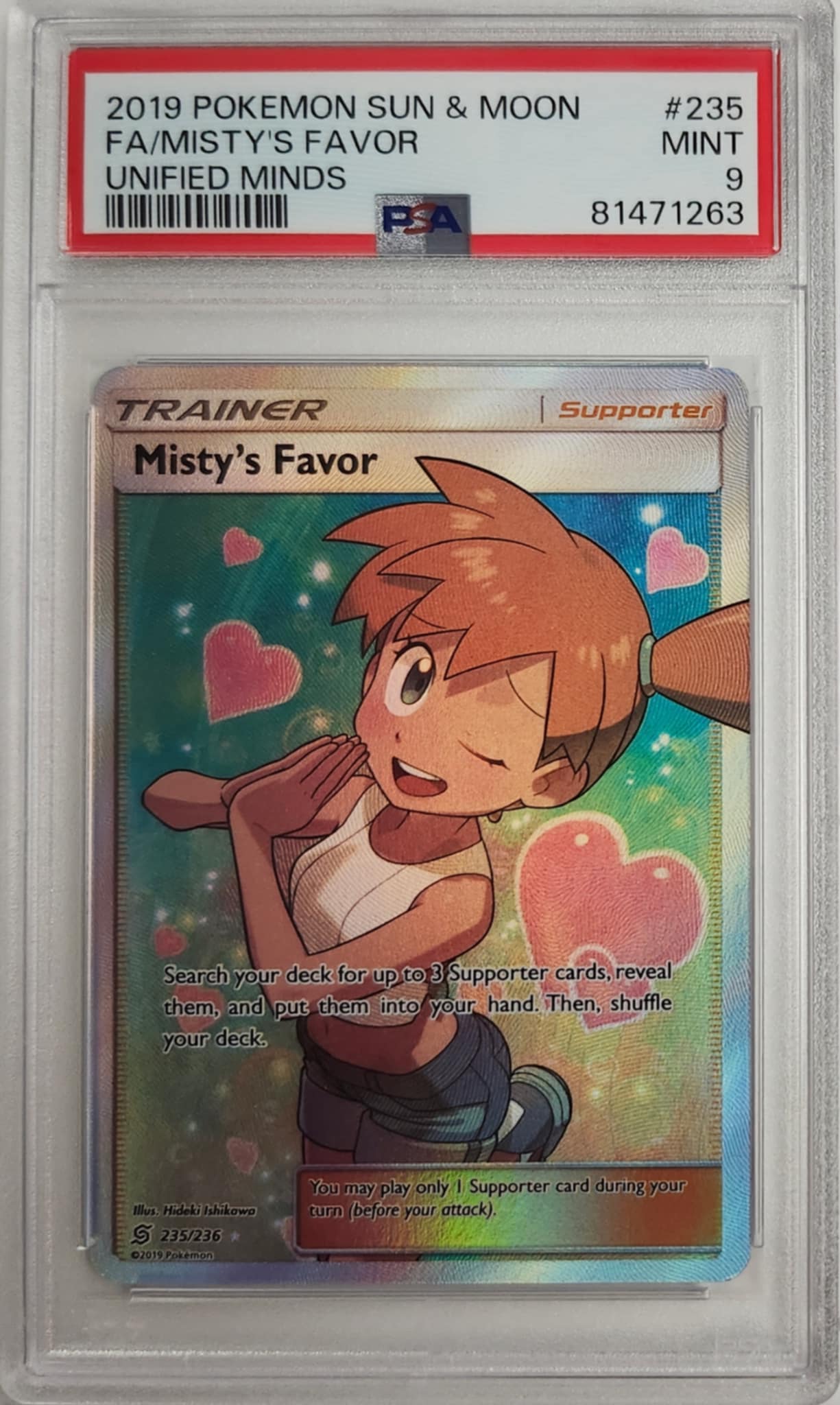 Misty's Favor PSA 9