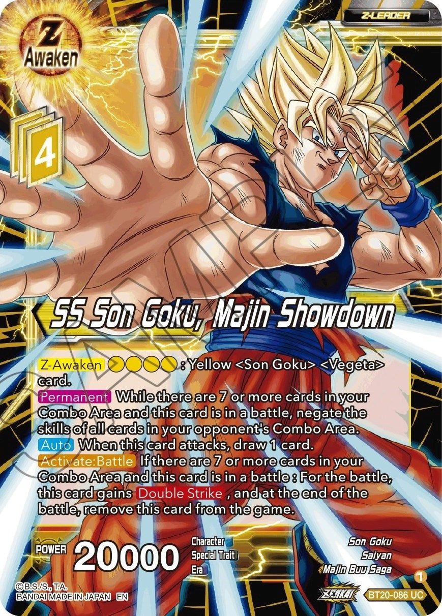 SS Son Goku, Majin Showdown (BT20-086) (DBS-B20)