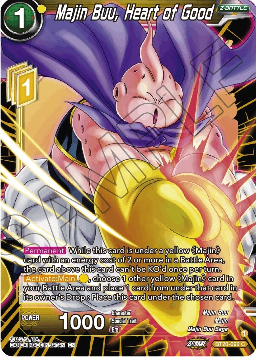 Majin Buu, Heart of Good (BT20-092) (DBS-B20)