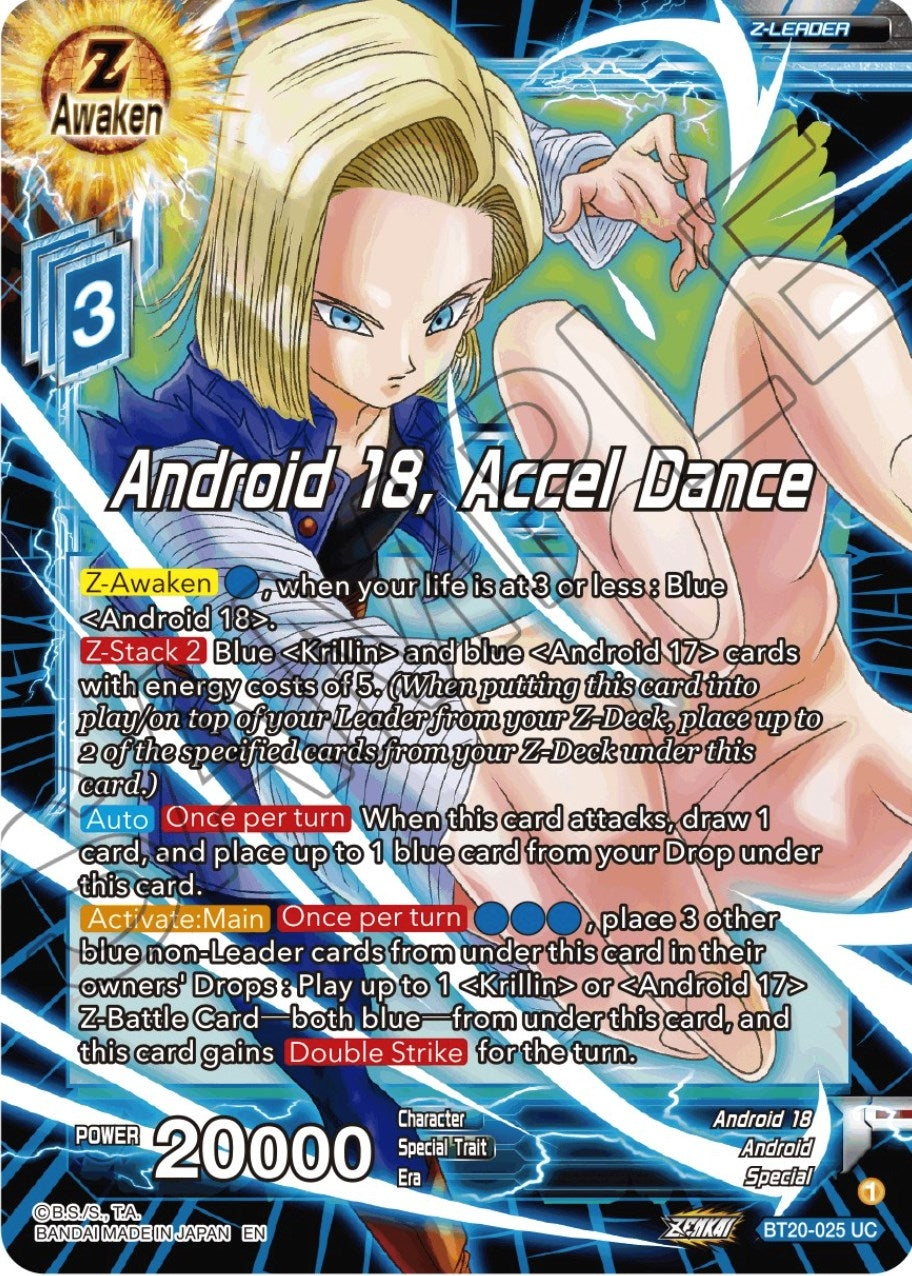 Android 18, Accel Dance (BT20-025) (DBS-B20)