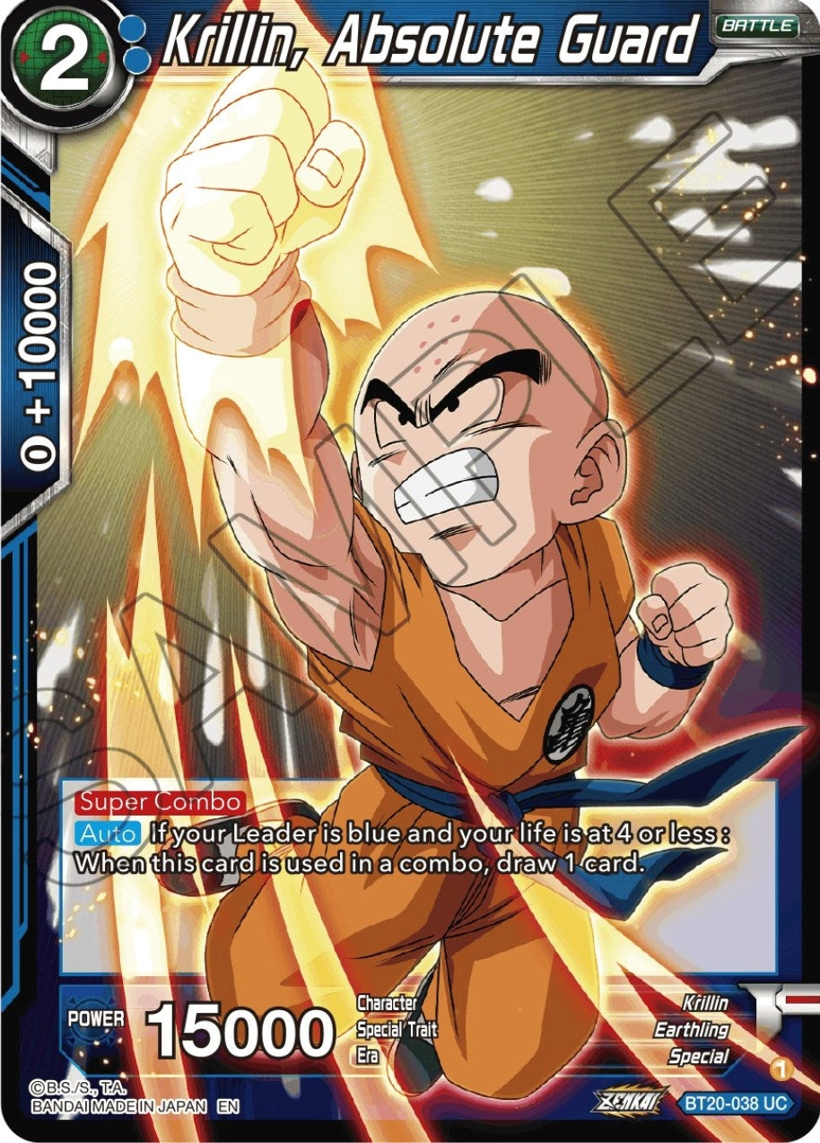 Krillin, Absolute Guard (BT20-038) (DBS-B20)
