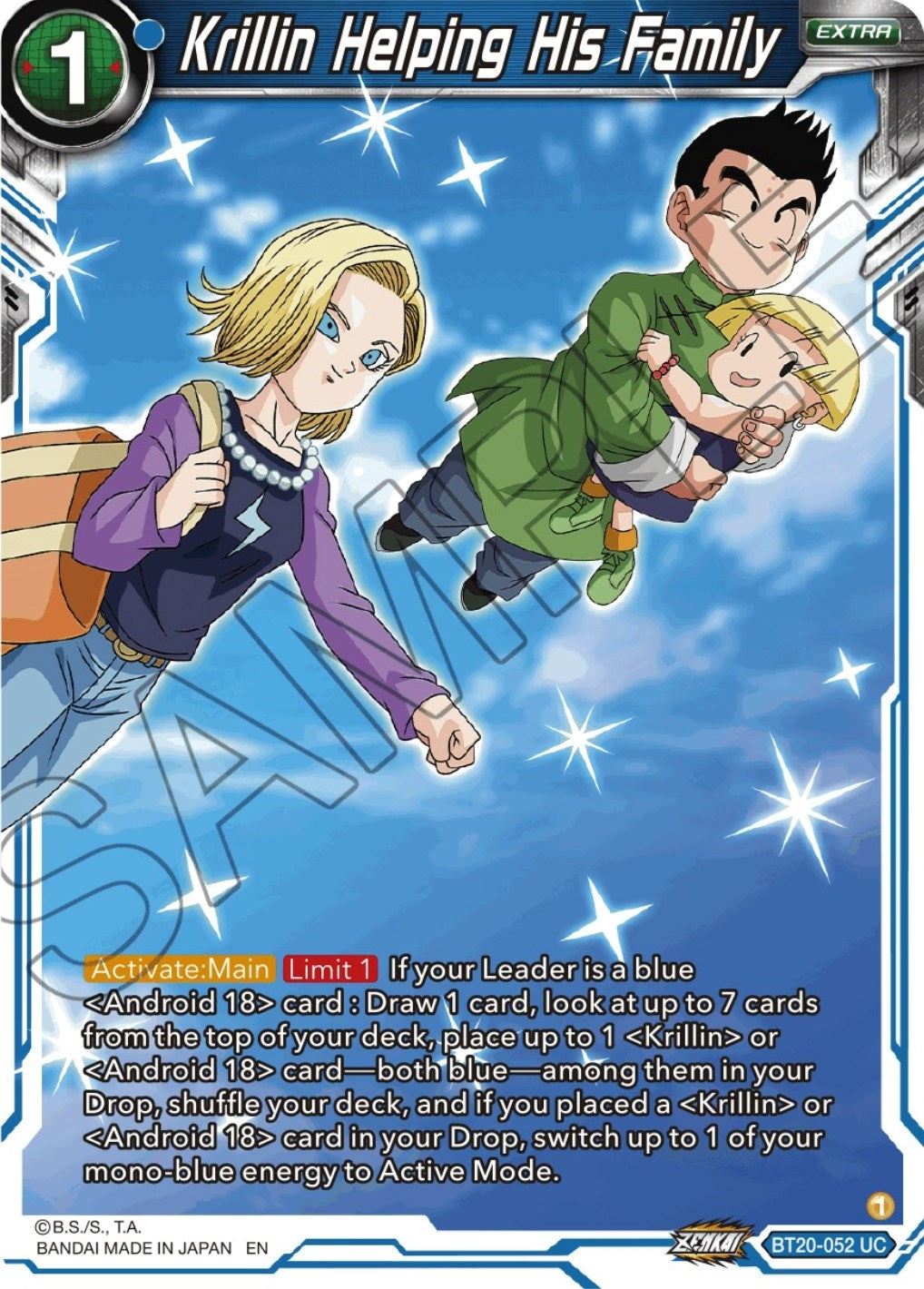 Krillin Helping His Family (BT20-052) (DBS-B20)
