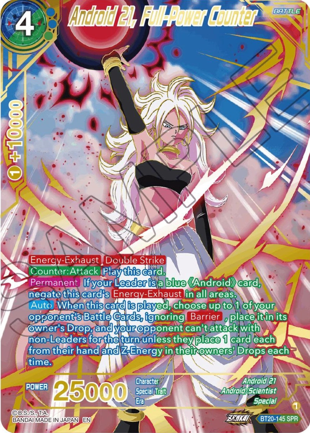 Android 21, Full-Power Counter (SPR) (BT20-145) (DBS-B20)