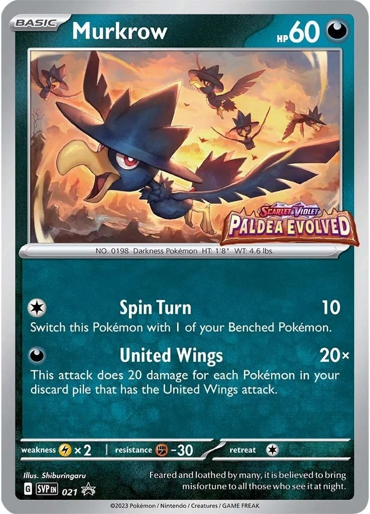 Murkrow - 021 (Prerelease) (021) (SVP)
