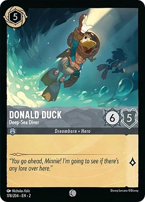 Donald Duck - Deep-Sea Diver (178/204) (2)