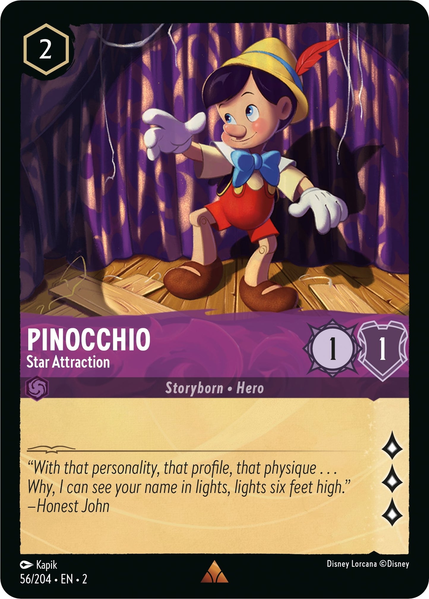 Pinocchio - Star Attraction (56/204) (2)