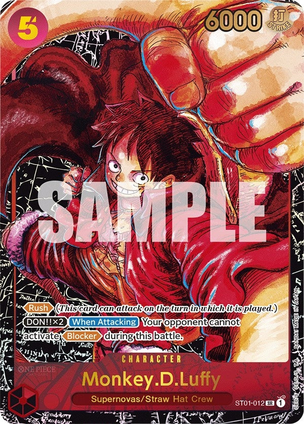 Monkey.D.Luffy (012) (Alternate Art) (ST01-012) (OP05)