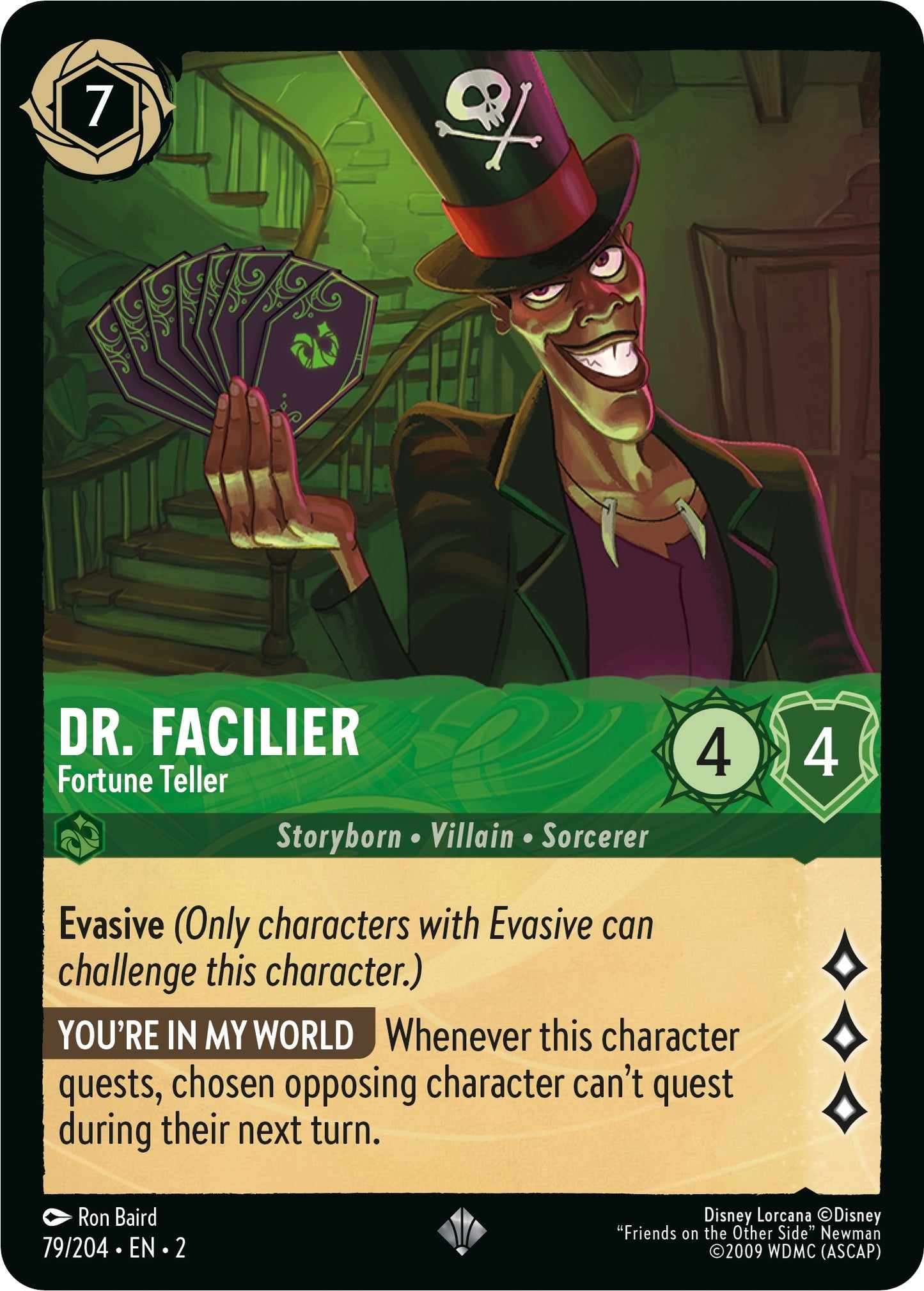 Dr. Facilier - Fortune Teller (79/204) (2)