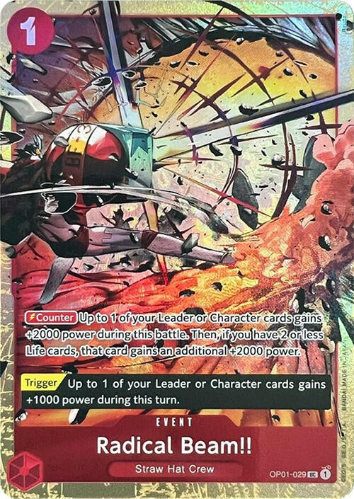 Radical Beam!! (Premium Card Collection -Best Selection Vol. 1-) (OP01-029) (OP-PR)