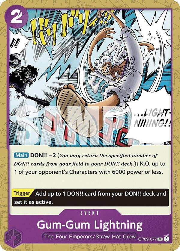 Gum-Gum Lightning (OP09-077) (OP09)