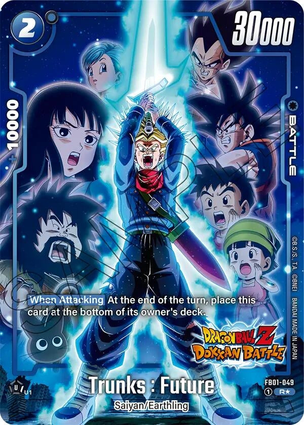 Trunks : Future - FB01-049 (Dragon Ball Z Dokkan Battle Alternate Art) (FB01-049) (FB01_AR)