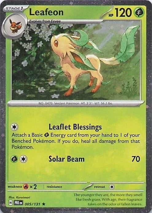 Leafeon - 005/131 (Cosmos Holo) (005/131) (MCAP)