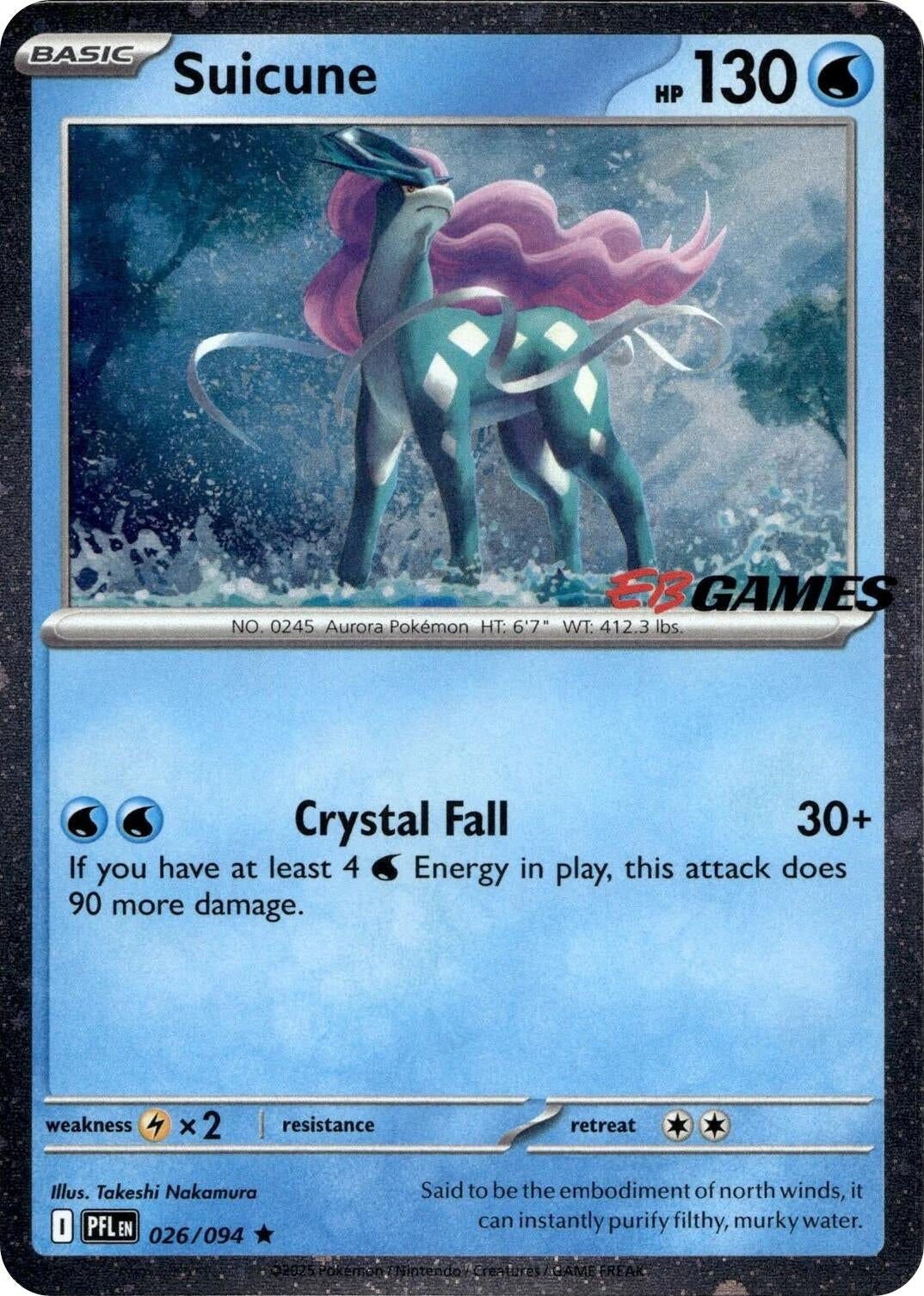 Suicune (EB Games Exclusive) (026/094) (MCAP)