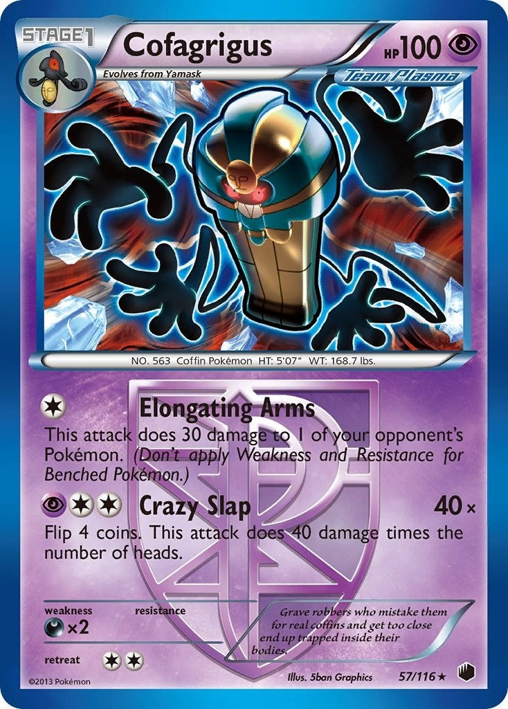 Cofagrigus (Team Plasma) (57) (57/116) (PLF)