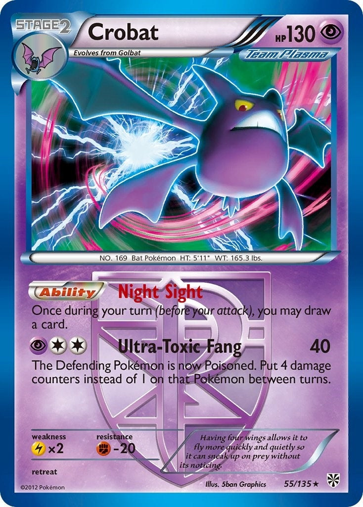 Crobat (Team Plasma) (55/135) (PLS)