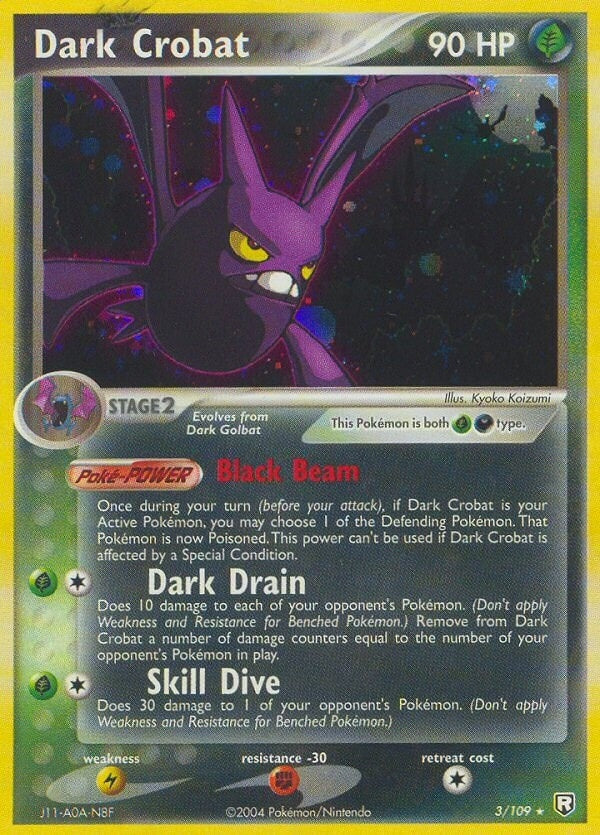 Dark Crobat (3/109) (RR)
