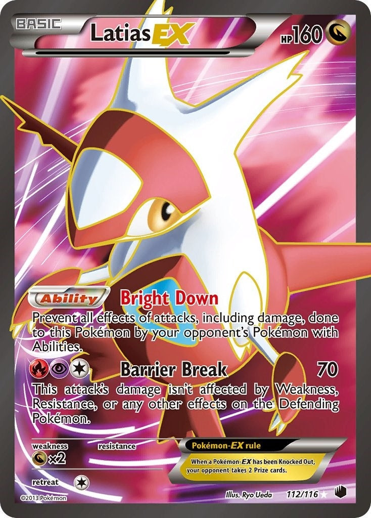 Latias EX (112 Full Art) (112/116) (PLF)