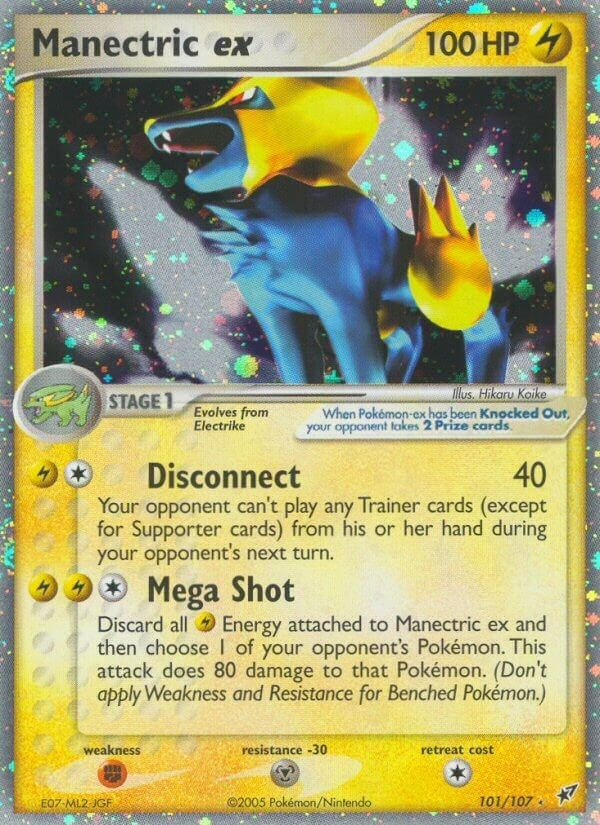 Manectric ex (101/107) (DX)