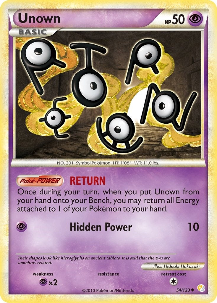Unown (54) (54/123) (HS)