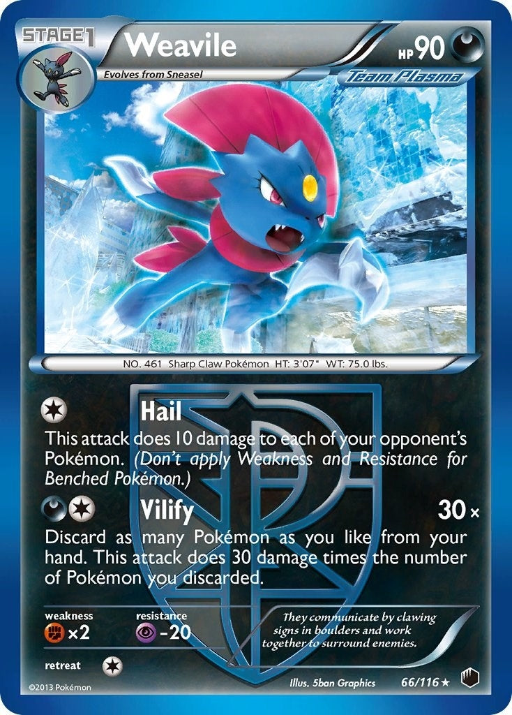 Weavile (Team Plasma) (66/116) (PLF)