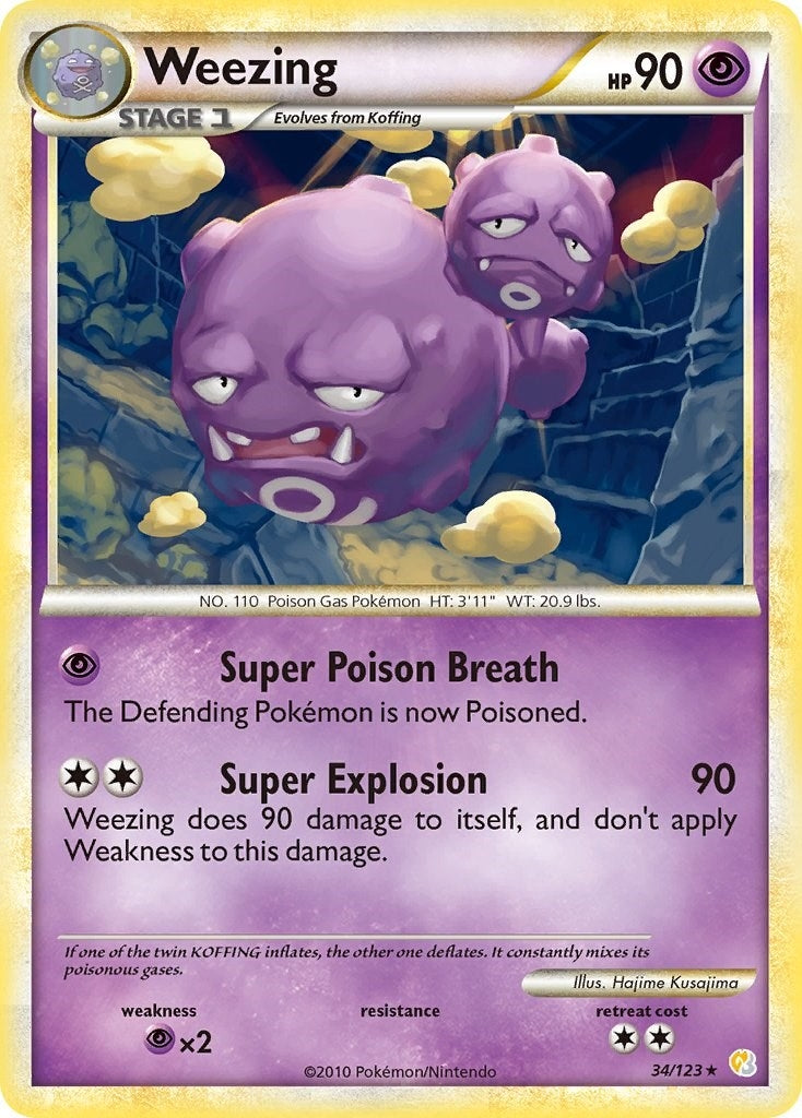 Weezing (34/123) (HS)