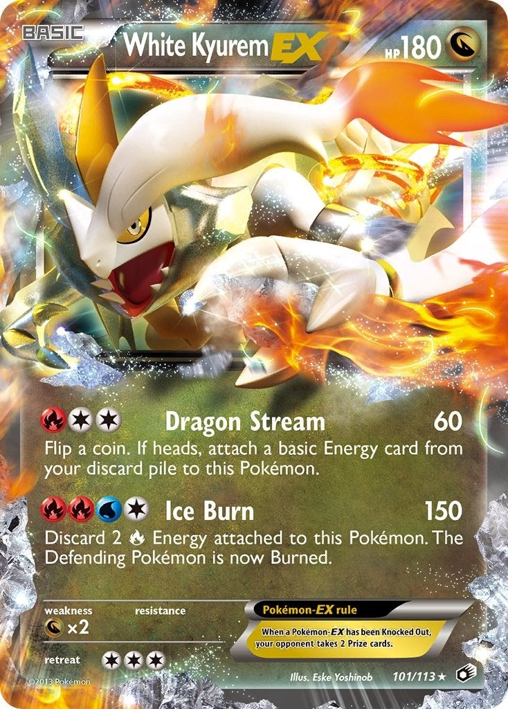 White Kyurem EX (101/113) (LTR)