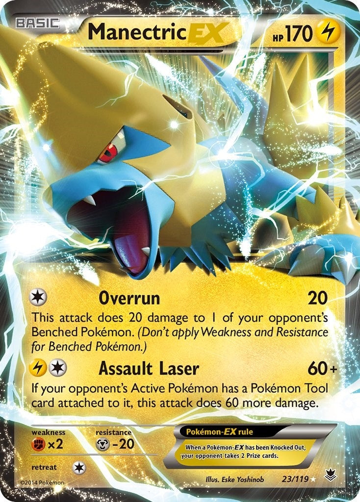 Manectric EX (23/119) (PHF)