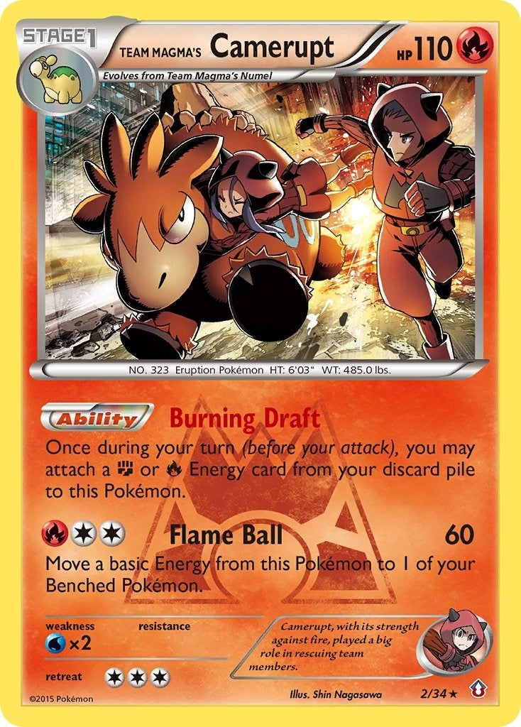 Team Magma's Camerupt (2/34) (DCR)