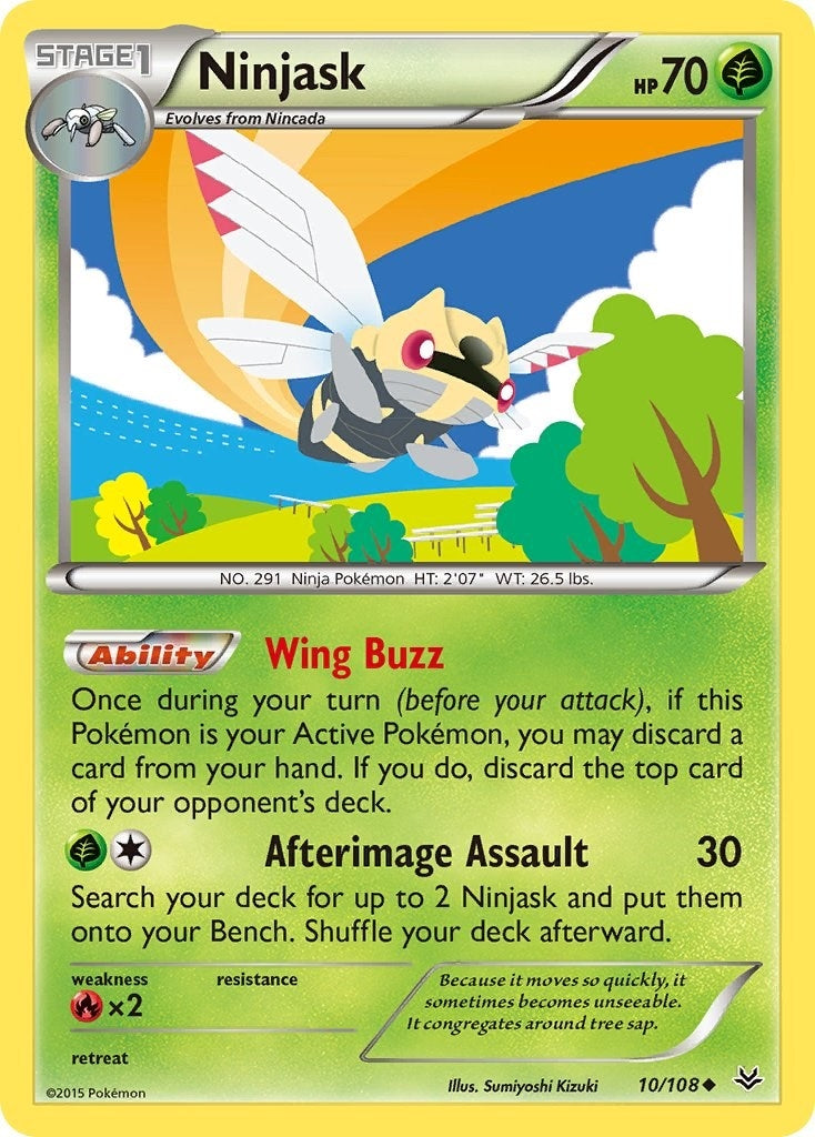 Ninjask (10/108) (ROS)