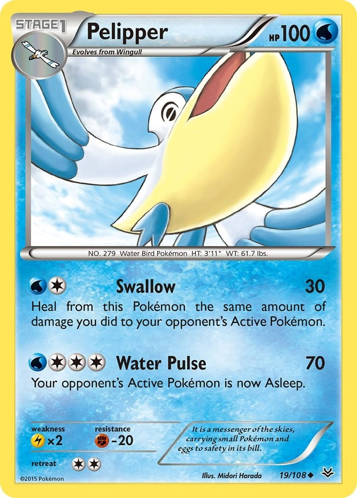 Pelipper (19/108) (ROS)