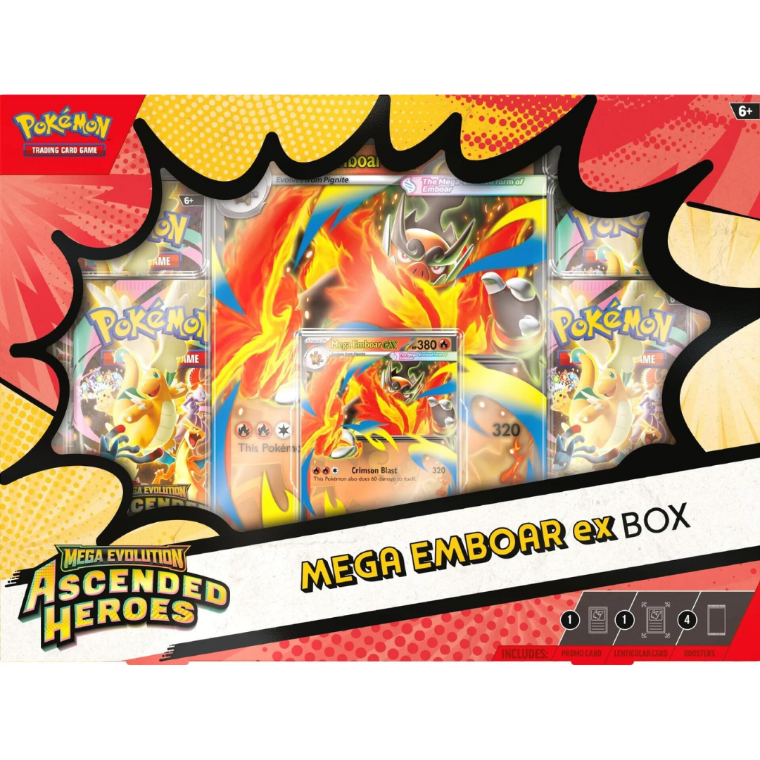 Ascended Heroes Mega Emboar ex Box