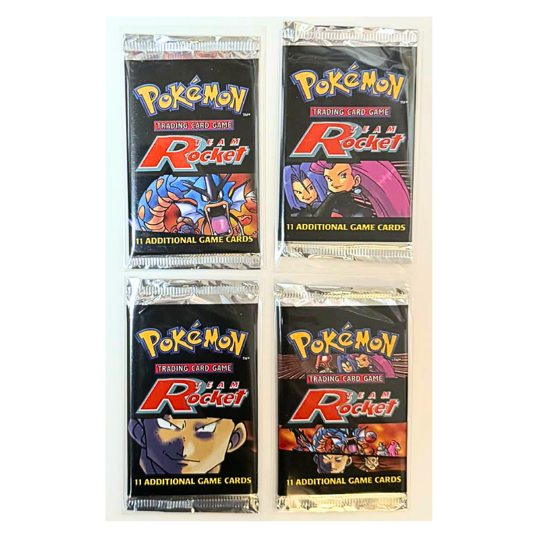 Team Rocket Booster Pack Art Set – Poke Gems MTL