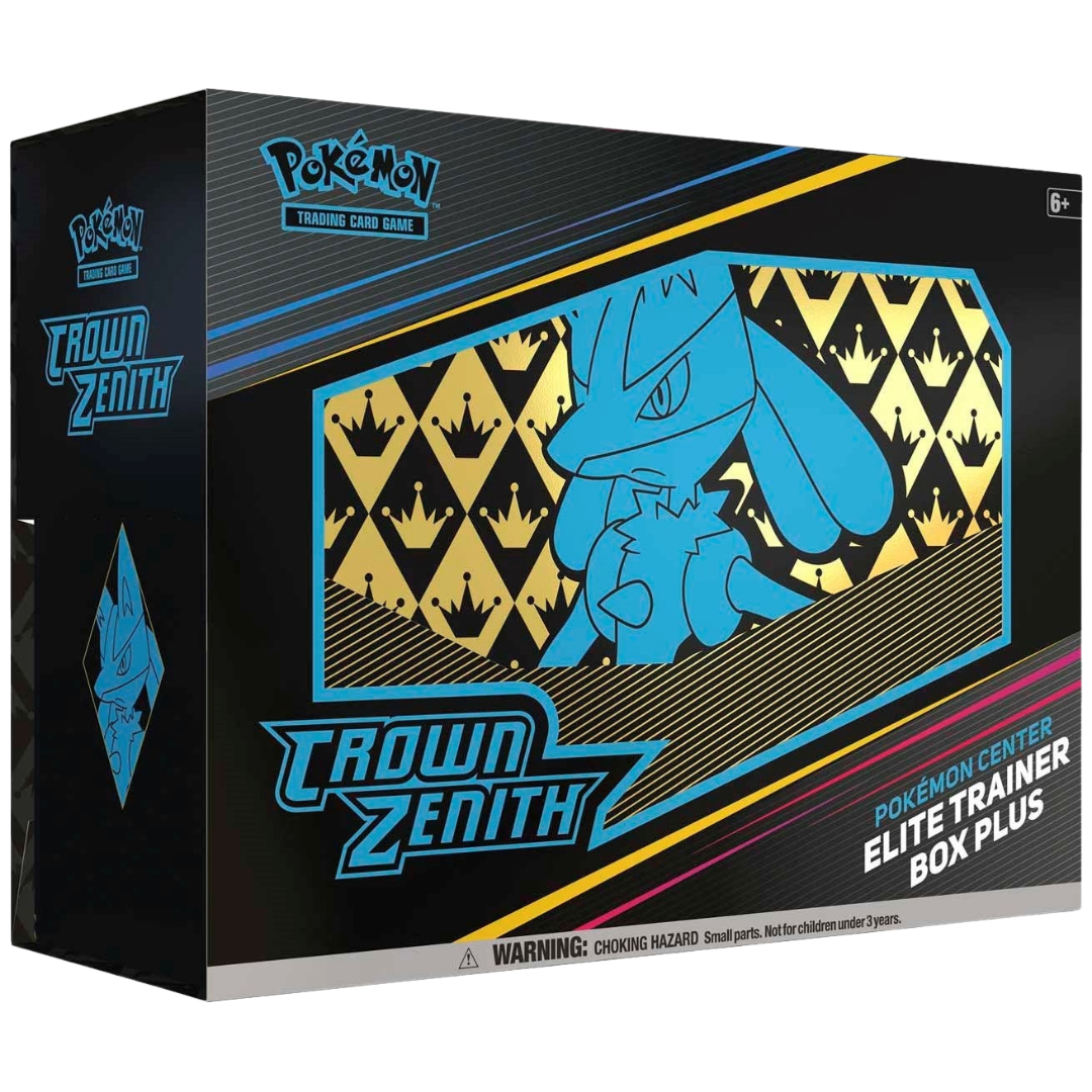 Crown Zenith Pokemon Center Elite Trainer Box Plus