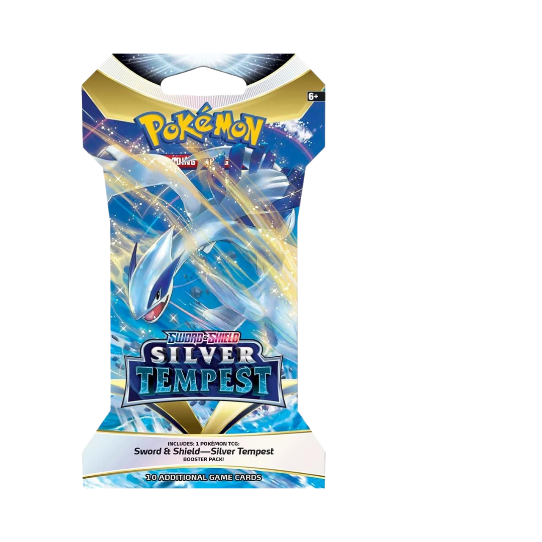 Silver Tempest Sleeved Booster Pack Case