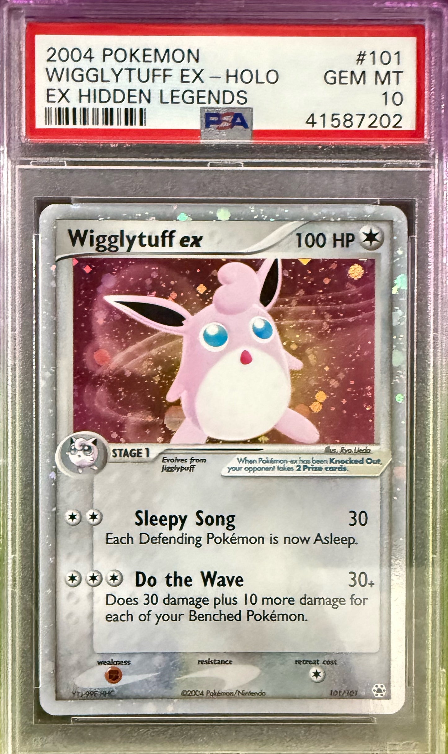 Wigglytuf ex - EX Hidden Legends 2004 PSA 10