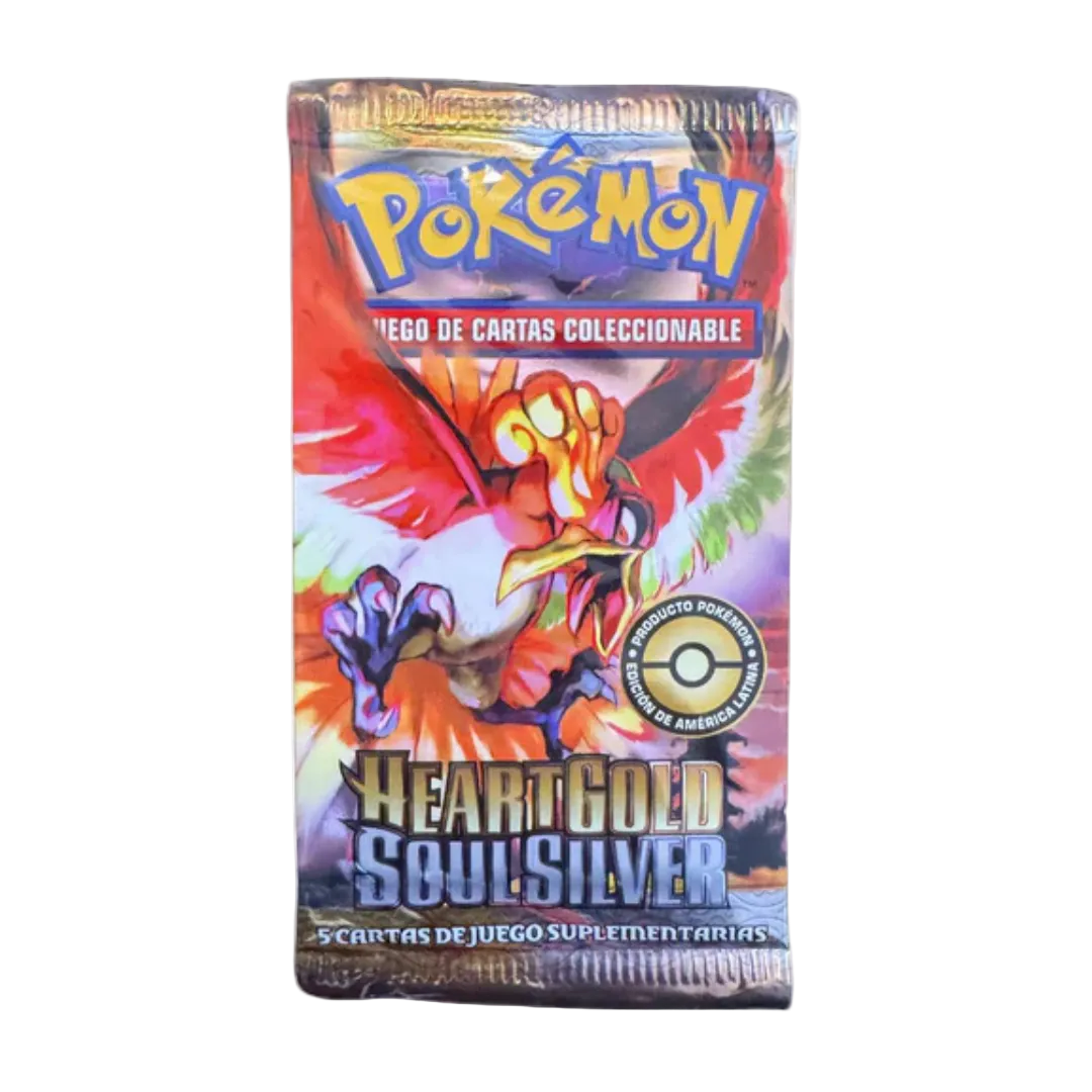 heart gold soul silver spanish booster box HearthGold SoulSilver Pack – Poke Gems MTL Size:Factory Sealed Case of 12 Displays (96 Decks Total) Learning Toys ART WORK MAY DIFFER Pokémon Trading Card Game: