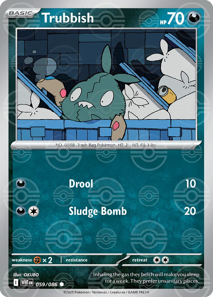 Trubbish (Poke Ball Pattern) (059/086) (WHT)