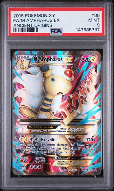 M Ampharos EX PSA 9