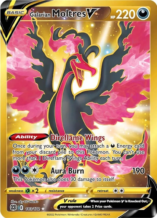 Galarian Moltres V 183/172 - NM