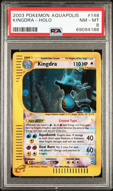 Kingdra Holo PSA 8