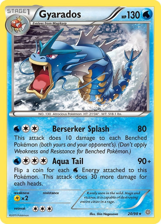 Gyarados (20) (20/98) (AOR)